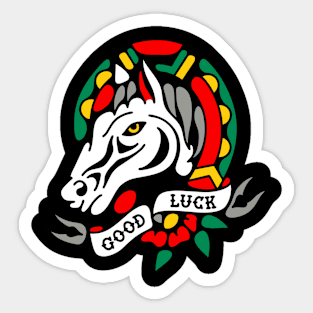 Good luck horse Sticker